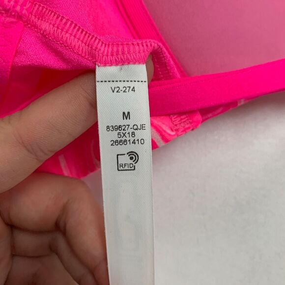 Pink Victorias Secret Bra Womens M Medium Pink Plunge Wireless Push Up Bralette - Picture 13 of 15